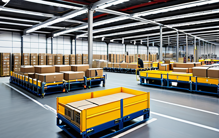 물류기술사와 지역 물류의 발전 사례 - Modern Logistics Warehouse**

"A bustling, modern logistics warehouse with automated systems and wor...